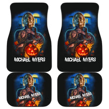 Load image into Gallery viewer, Horror Movie Car Floor Mats | Michael Myers Vs Laurie Strode Silent Night Car Mats Ci090321