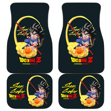 Load image into Gallery viewer, Goku Kid Signature Dragon Ball Orange Car Floor Mats Anime Car Mats Ci0728