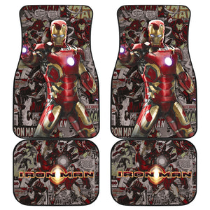 Iron Man Car Floor Mats Custom For Fans Ci221227-07