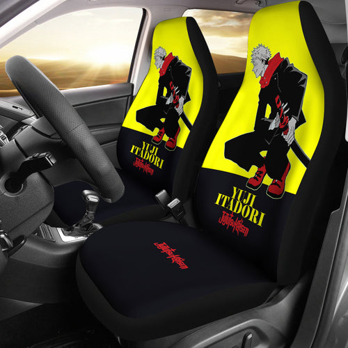 Yuji Itadori Car Seat Covers Fan Jujutsu KaiSen Anime Otaku Seat Covers Ci070904