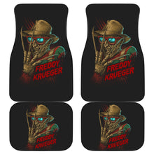 Load image into Gallery viewer, Horror Movie Car Floor Mats | Funny Freddy Krueger Wearing Glasses Car Mats Ci083121