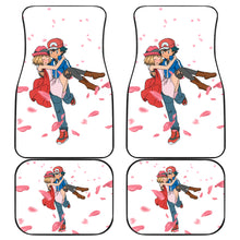 Load image into Gallery viewer, Pokemon Anime Car Floor Mats - Ash Ketchum Satoshi And Shy Serena Princess Hug Car Mats Ci110102