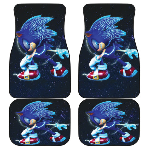 Sonic The Hedgehog Car Floor Mats Cartoon Car Accessories Custom For Fans Ci22060705