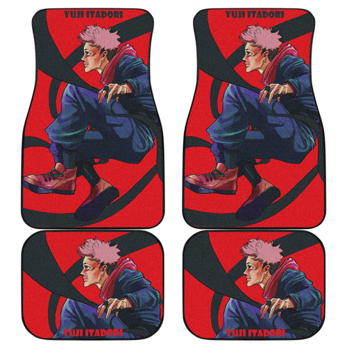 Yuji Itadori Jujutsu KaiSen Car Floor Mats Anime Car Mats Ci0613