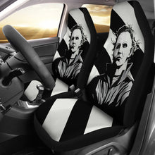 Load image into Gallery viewer, Horror Movie Car Seat Covers | Michael Myers Black And White Portrait Seat Covers Ci090921