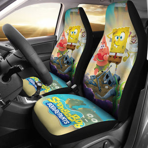 Spongebob Squarepants Car Seat Covers Custom For Fan Ci221122-03