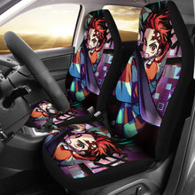 Load image into Gallery viewer, Kamado Tanjiro Anime Car Seat Covers Demon Slayer Chapters Seat Covers Ci0605