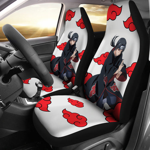 Itachi Akatsuki Red Seat Covers Naruto Anime Car Seat Covers Ci102003