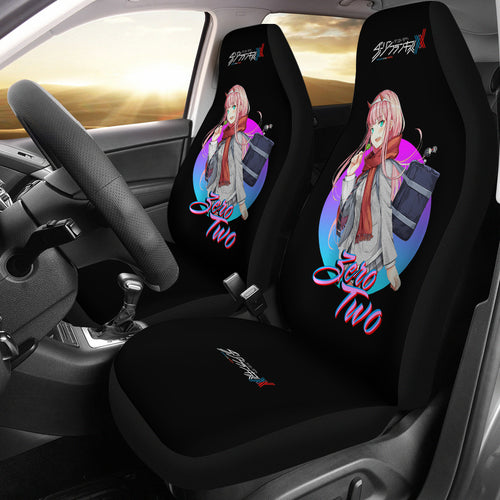 Zero Two Winter Anime Car Seat Covers Ci0724