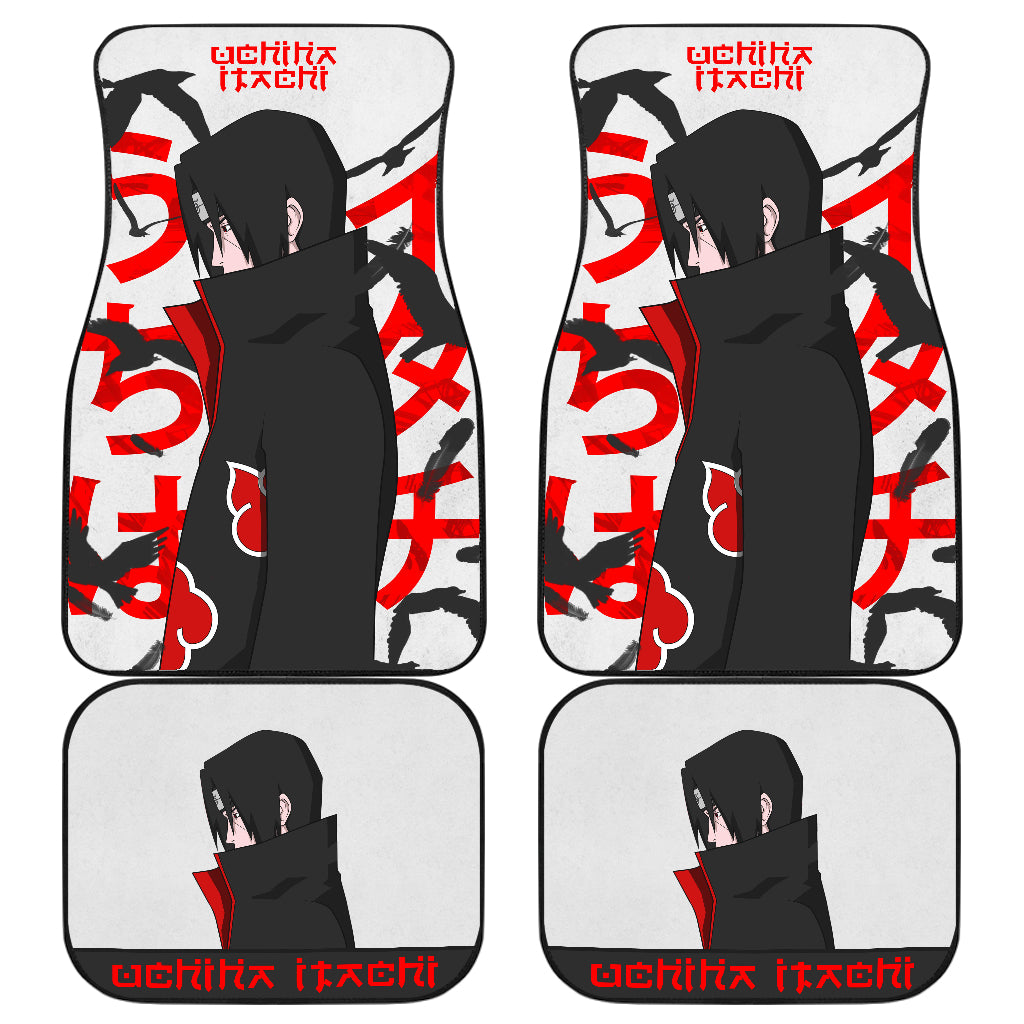 Itachi Art Naruto Car Floor Mats Akatsuki Anime Car Accessorries Ci101901