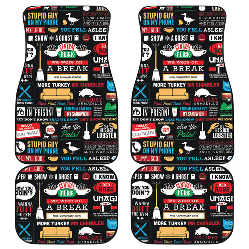 Friends Quotes Funny Car Floor Mats Car Accessories Ci220630-06