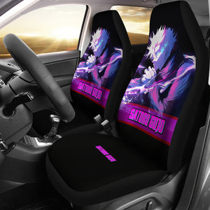 Satoru Gojo Violet Style Jujutsu KaiSen Car Seat Covers Anime Car Accessories Best Design 2021 Ci0624