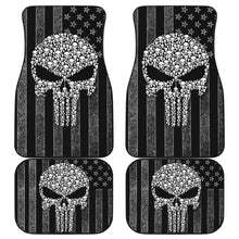 Load image into Gallery viewer, The Punisher Car Floor Mats American Flag Car Accessories Ci220822-09