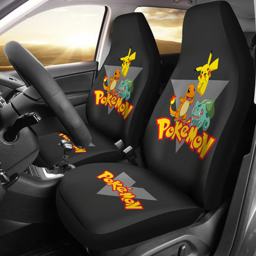 Anime Pokemon Pikachu Car Seat Covers Pokemon Car Accessorries Ci11101