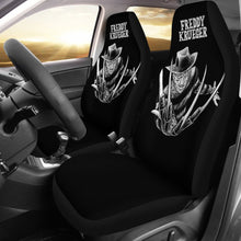 Load image into Gallery viewer, Horror Movie Car Seat Covers | Freddy Krueger Claw Glove Black White Seat Covers Ci090121