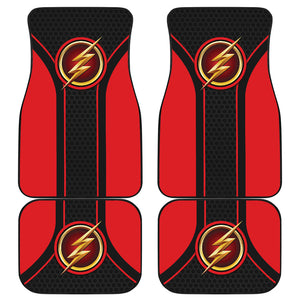 The Flash Logo Car Floor Mats Custom For Fans Ci230105-11a