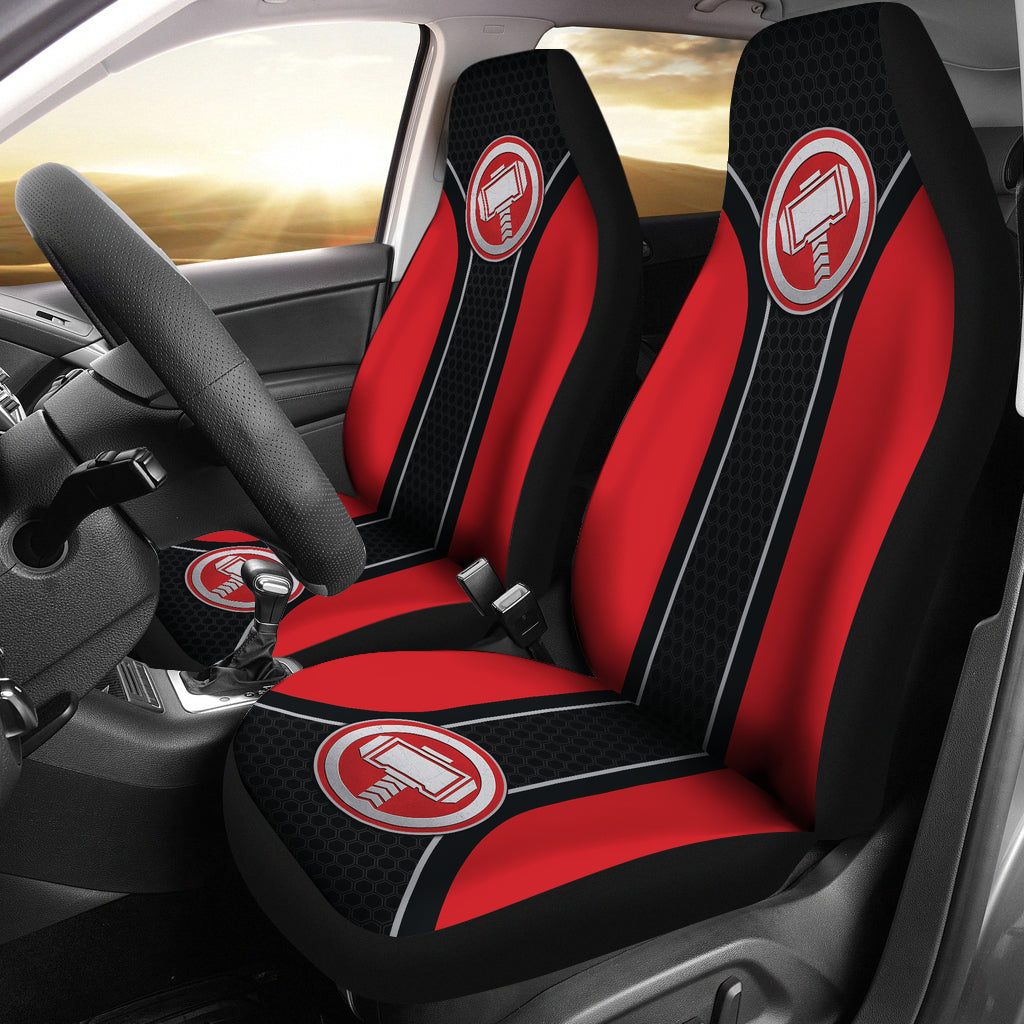 Thor Logo Car Seat Covers Custom For Fans Ci221230-01