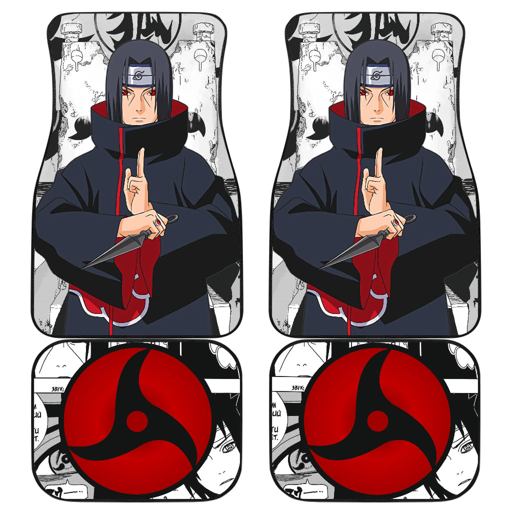 Naruto Anime Car Floor Mats Naruto Akatsuki Itachi Uchiha Car Accessories Ci011804