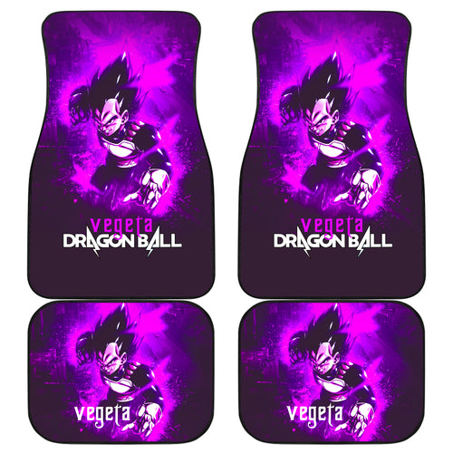 Vegeta Purple Supreme Dragon Ball Anime Car Floor Mats Best Design Ci0817