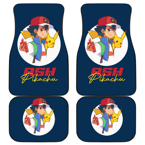 Ash Ketchum Pokemon Car Floor Mats Anime Car Accessories Ci102903