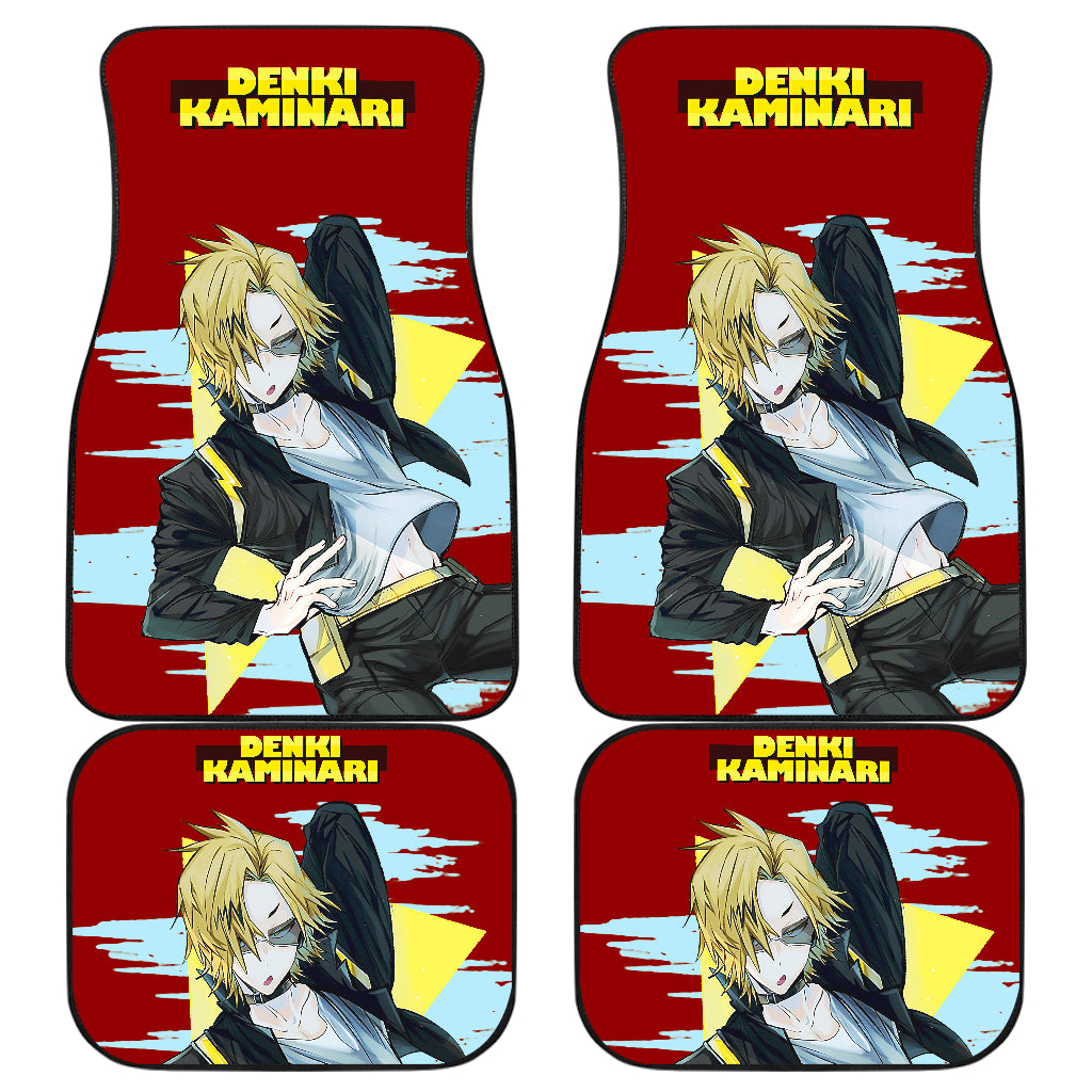 Denki Kaminari My Hero Academia Car Floor Mats Anime Car Mats Ci0618