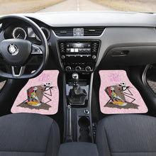 Load image into Gallery viewer, Nightmare Before Christmas Cartoon Car Seat Covers - Jack Skellington And Sally Heart Patterns Pink Seat Covers Ci101201