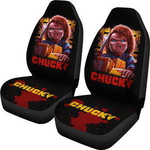 Chucky Blood Horror Movie Car Seat Covers Chucky Horror Film Car Accesories Ci091121