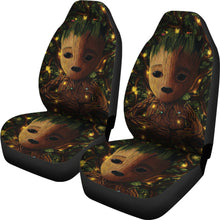 Load image into Gallery viewer, Groot Guardians Of the Galaxy Car Seat Covers Movie Car Accessories Custom For Fans Ci22061310