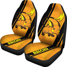 Load image into Gallery viewer, Raichu Pokemon Car Seat Covers Style Custom For Fans Ci230127-02