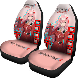 Zero Two EDM Seat Covers Anime Seat Covers Ci0716