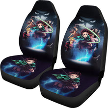 Load image into Gallery viewer, Demon Slayer Car Seat Covers For Anime Fan Ci0604