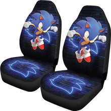 Load image into Gallery viewer, Sonic The Hedgehog Car Seat Covers Movie Car Accessories Custom For Fans Ci22060602