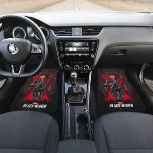 Black Widow Natasha Car Floor Mats Car Accessories Ci220530-05