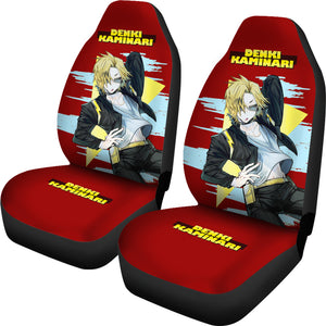 Denki Kaminari My Hero Academia Car Seat Covers Anime Seat Ci0618