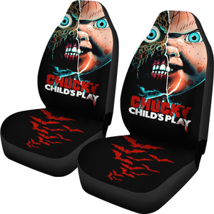 Chucky Horror Halloween Bats Car Seat Covers Chucky Horror Film Car Accesories Ci091521