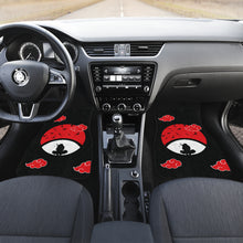 Load image into Gallery viewer, Naruto Anime Car Floor Mats - Itachi Moon Sitting Uchiha Symbol Akatsuki Cloud Car Mats Ci101601