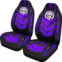 Load image into Gallery viewer, Jeep Skull Xtreme Purple Pearl Color Car Seat Covers Car Accessories Ci220602-13