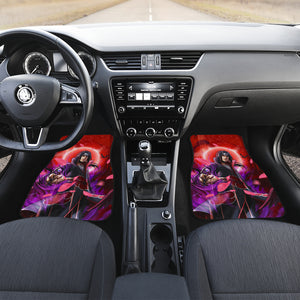 Itachi Akatsuki ART Fire Car Floor Mats Akatsuki Anime Car Accessorries Ci102305