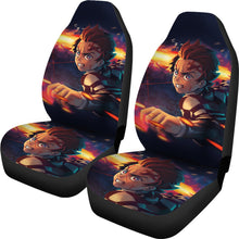 Load image into Gallery viewer, Kamado Tanjiro Car Seat Covers Anime Demon Slayer Seat Covers Ci0606