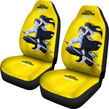 Load image into Gallery viewer, Yuta Okkotsu Yellow Pattern Car Seat Covers Jujutsu Kaisen Anime Seat Covers Ci70803