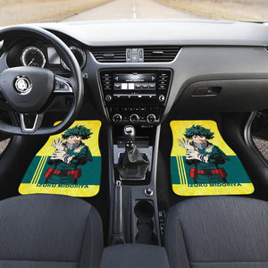 Izuku Midoriya My Hero Academia Car Floor Mats Anime Fan Gift Ci0614