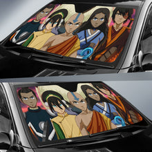 Load image into Gallery viewer, Avatar The Last Airbender Anime Auto Sunshade Avatar The Last Airbender Car Accessories Aang And Friends Ci121403