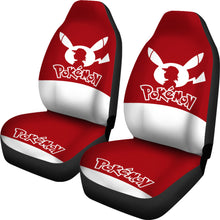 Load image into Gallery viewer, Pikachu Red Seat Covers Pokemon Anime Car Seat Covers Ci102702