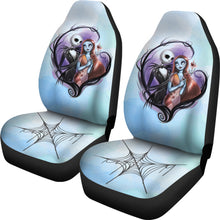 Load image into Gallery viewer, Nightmare Before Christmas Cartoon Car Seat Covers | Pretty Jack And Sally Couple Love Seat Covers Ci092505