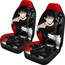 Load image into Gallery viewer, Megumi Fushiguro Car Seat Covers Jujutsu KaiSen Anime Fan Gift Ci0607