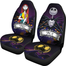 Load image into Gallery viewer, Jack Sally Car Seat Covers Nightmare Before Chrismtas Ci221221-02