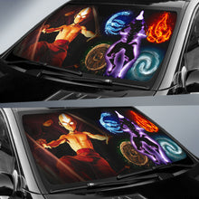 Load image into Gallery viewer, Avatar The Last Airbender Anime Auto Sunshade Avatar The Last Airbender Car Accessories Aang Fantasy Artwork Ci121406