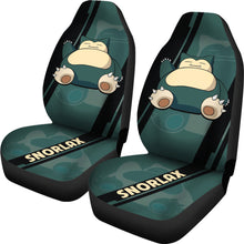 Load image into Gallery viewer, Snorlax Pokemon Car Seat Covers Style Custom For Fans Ci230127-06