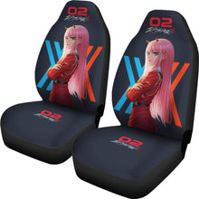 Load image into Gallery viewer, Zero Two 02 Anime Girl Car Seat Covers For Fans Ci0719