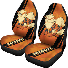 Load image into Gallery viewer, Arcanine Pokemon Car Seat Covers Style Custom For Fans Ci230116-01